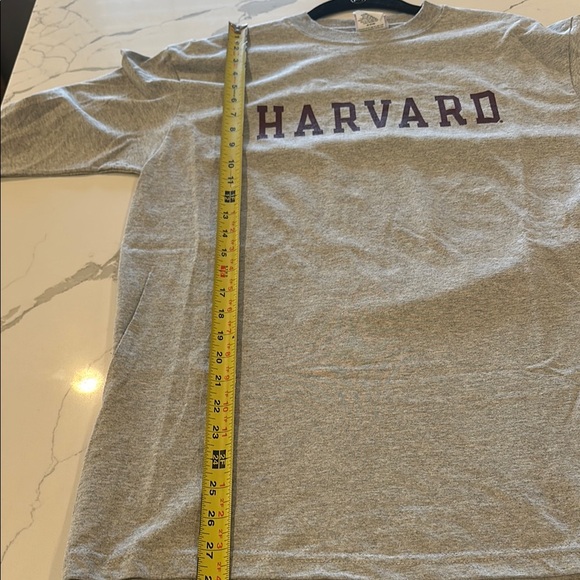 NWT Heather Gray Champion Harvard Crimson Long Sleeve Shirt - Picture 8 of 9